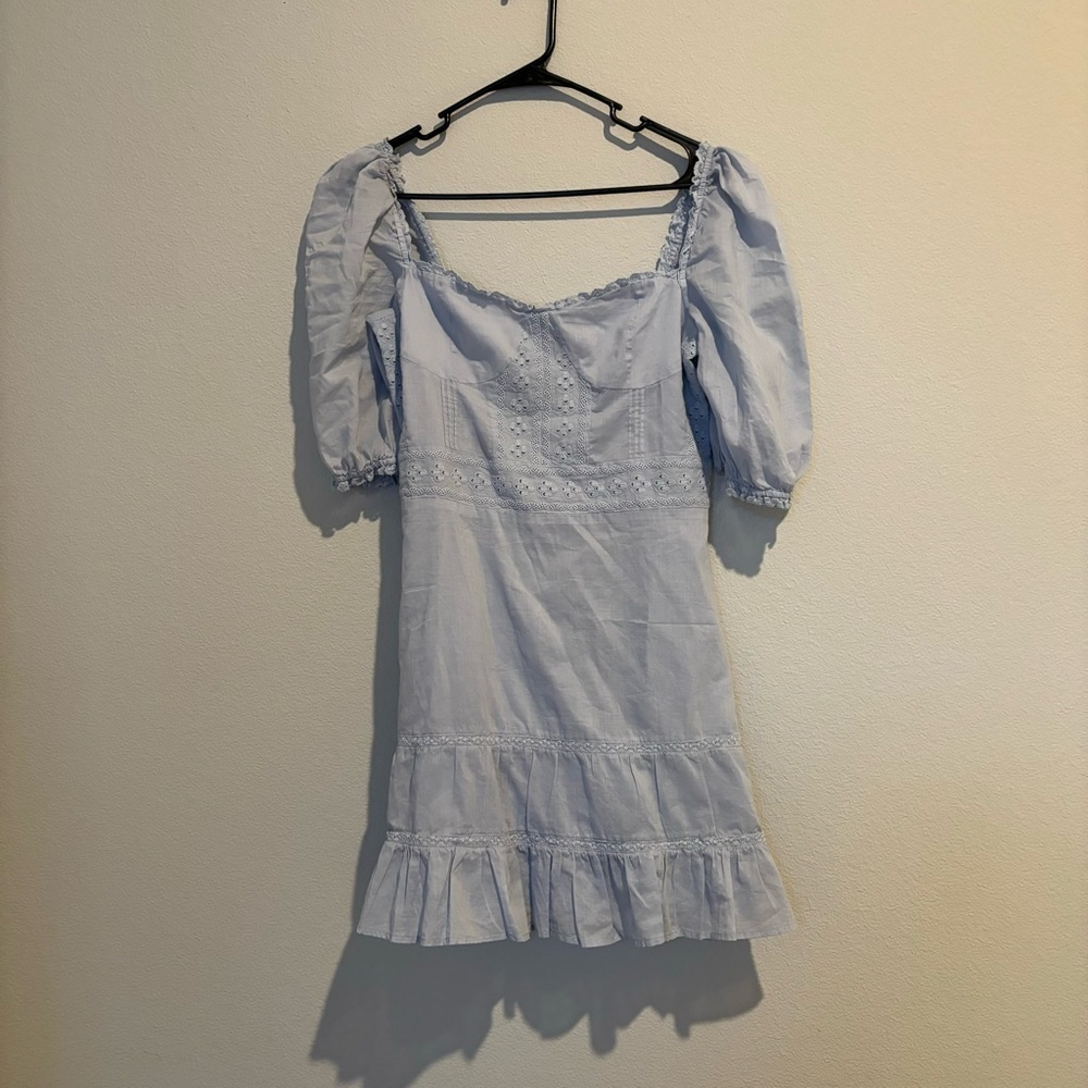 REFORMATION Paxton Dress Size 6 in Mineral - Picture 4 of 8